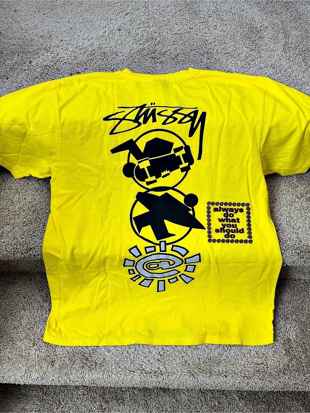 Stussy Always Do What You Should Do Sold Out Shirt (New with tags)